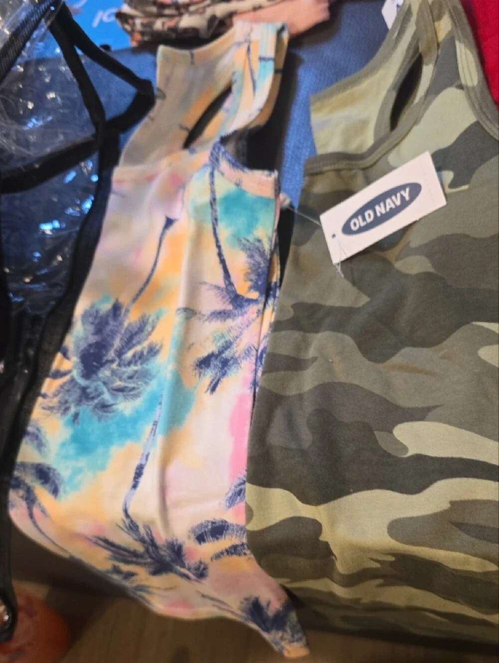 Old Navy Black Short Sleeve Tee with Red Heart Detail